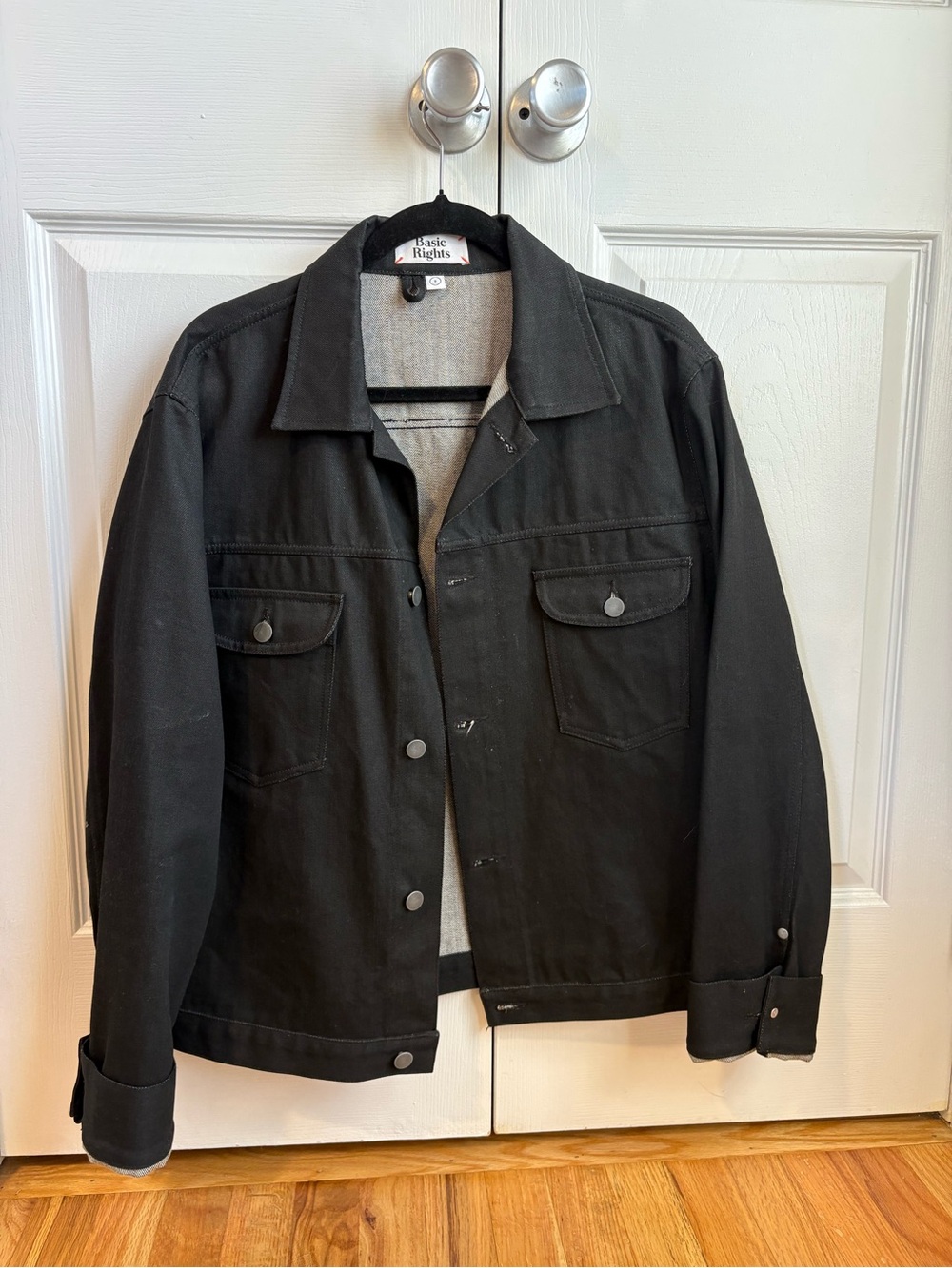 Men's Black Denim Jacket